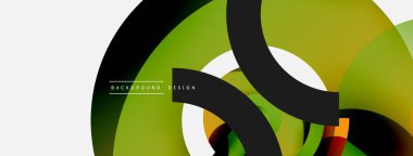 Soyut arkaplanı çember içine al. Duvar kağıdı afişi arkaplan kartı veya iniş sayfası için vektör illüstrasyonu