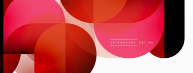 Yaratıcı geometrik duvar kağıdı. Asgari çember üçgen ve kare çizgi soyut arkaplan. Duvar kağıdı afişi veya iniş sayfası için vektör illüstrasyonu