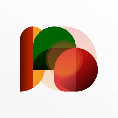 Yuvarlak üçgen çizgileri ve daireleri şekillendirir. Duvar kağıdı afişi arkaplanı veya iniş sayfası için Geometrik vektör çizimi