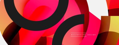 Soyut arkaplanı çember içine al. Duvar kağıdı afişi arkaplan kartı veya iniş sayfası için vektör illüstrasyonu
