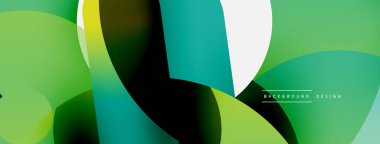 Soyut arkaplanı çember içine al. Duvar kağıdı afişi arkaplan kartı veya iniş sayfası için vektör illüstrasyonu