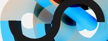 Soyut arkaplanı çember içine al. Duvar kağıdı afişi arkaplan kartı veya iniş sayfası için vektör illüstrasyonu