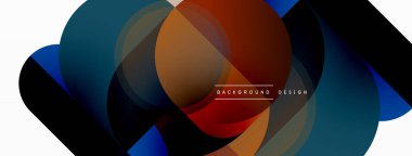 Geometrik asgari duvar kağıdı. Geometrik şekiller. Duvar kağıdı afişi veya iniş sayfası için vektör illüstrasyonu