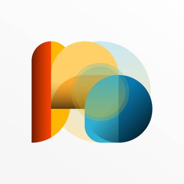 Yuvarlak üçgen çizgileri ve daireleri şekillendirir. Duvar kağıdı afişi arkaplanı veya iniş sayfası için Geometrik vektör çizimi