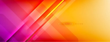 Soyut arkaplan - çizgiler ışık ve gölgelerle oluşturuldu. Teknoloji ya da iş dijital şablonu. Dinamik arkaplan ile basit akışkan renk gradyanı