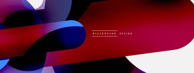 Soyut arkaplanı çember içine al. Duvar kağıdı afişi arkaplan kartı veya iniş sayfası için vektör illüstrasyonu