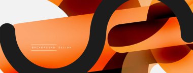 Soyut arkaplanı çember içine al. Duvar kağıdı afişi arkaplan kartı veya iniş sayfası için vektör illüstrasyonu