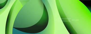 Yaratıcı geometrik duvar kağıdı. Asgari soyut arkaplan. Duvar kağıdı arkaplanı veya iniş sayfası için daire ve dalga kompozisyon vektör çizimi