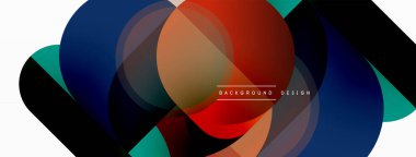 Geometrik asgari duvar kağıdı. Geometrik şekiller. Duvar kağıdı afişi veya iniş sayfası için vektör illüstrasyonu