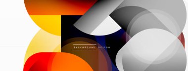 Geometrik asgari duvar kağıdı. Geometrik şekiller. Duvar kağıdı afişi veya iniş sayfası için vektör illüstrasyonu