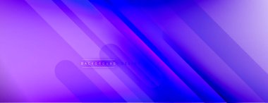 Soyut arkaplan - çizgiler ışık ve gölgelerle oluşturuldu. Teknoloji ya da iş dijital şablonu. Dinamik arkaplan ile basit akışkan renk gradyanı