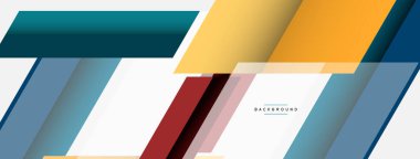 Geçmişi. Geometrik köşegen şekiller ve çizgiler soyut bileşim. Duvar kağıdı afişi veya iniş sayfası için vektör illüstrasyonu