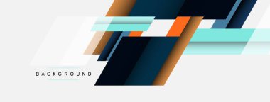 Vektör arkaplanı. Gölge efektli soyut örtüşen renk çizgileri tasarımı. Duvar kağıdı afişi için resim arkaplanı veya iniş sayfası