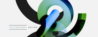 Soyut arkaplanı çember içine al. Duvar kağıdı afişi arkaplan kartı veya iniş sayfası için vektör illüstrasyonu