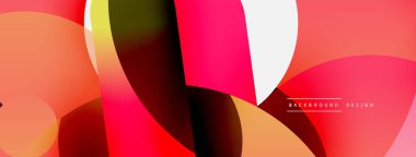 Soyut arkaplanı çember içine al. Duvar kağıdı afişi arkaplan kartı veya iniş sayfası için vektör illüstrasyonu