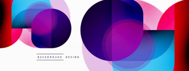 Geometrik asgari duvar kağıdı. Geometrik şekiller. Duvar kağıdı afişi veya iniş sayfası için vektör illüstrasyonu