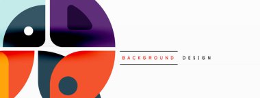 Çizgiler, kareler, daireler ve üçgenler. Duvar kağıdı, pankart, arkaplan, sunum veya iniş sayfası için Geometrik soyut arkaplan