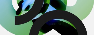 Soyut arkaplanı çember içine al. Duvar kağıdı afişi arkaplan kartı veya iniş sayfası için vektör illüstrasyonu