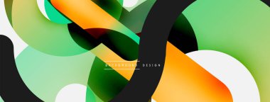 Soyut arkaplanı çember içine al. Duvar kağıdı afişi arkaplan kartı veya iniş sayfası için vektör illüstrasyonu