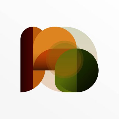 Yuvarlak üçgen çizgileri ve daireleri şekillendirir. Duvar kağıdı afişi arkaplanı veya iniş sayfası için Geometrik vektör çizimi