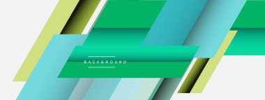 Vektör arkaplanı. Gölge efektli soyut örtüşen renk çizgileri tasarımı. Duvar kağıdı afişi için resim arkaplanı veya iniş sayfası