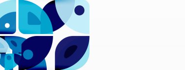 Çizgiler, kareler, daireler ve üçgenler. Duvar kağıdı, pankart, arkaplan, sunum veya iniş sayfası için Geometrik soyut arkaplan