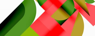 Minimum geometrik soyut arkaplan. Çember kare ve üçgen tasarım. Duvar kağıdı, afiş, arkaplan veya iniş için moda tekno iş şablonu