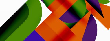 Minimum geometrik soyut arkaplan. Çember kare ve üçgen tasarım. Duvar kağıdı, afiş, arkaplan veya iniş için moda tekno iş şablonu