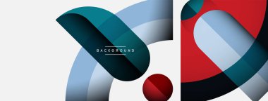 Moda şekilleri, renk minimal tasarım bileşimi, duvar kağıdı afişi veya iniş sayfası için çizgiler ve gölgeler