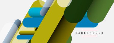 Soyut arkaplan. Yuvarlak şekiller, gri arkaplanda çizgiler. Duvar kağıdı afişi veya iniş sayfası için vektör illüstrasyonu