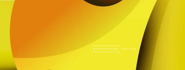 Yaratıcı geometrik duvar kağıdı. Asgari soyut arkaplan. Duvar kağıdı arkaplanı veya iniş sayfası için daire ve dalga kompozisyon vektör çizimi