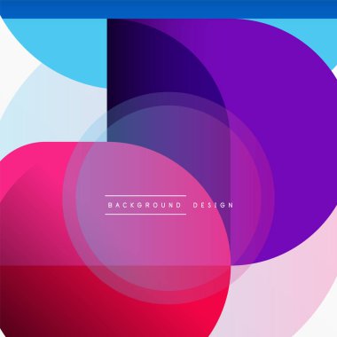 Yaratıcı geometrik duvar kağıdı. Asgari çember üçgen ve kare çizgi soyut arkaplan. Duvar kağıdı afişi veya iniş sayfası için vektör illüstrasyonu