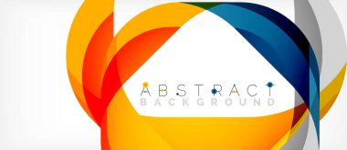 Üst üste binen dalgalarla soyut kare şekil, minimum geometrik arkaplan. Duvar Kağıdı, Sancak, Arkaplan, İniş Sayfası için Vektör İllüstrasyonu