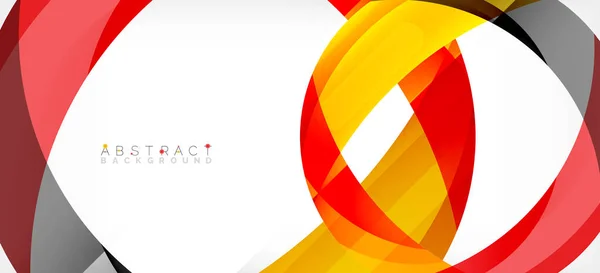 Color circle shapes, minimal geometric background. Trendy dynamic composition. Vector Illustration For Wallpaper, Banner, Background, Landing Page — Διανυσματικό Αρχείο