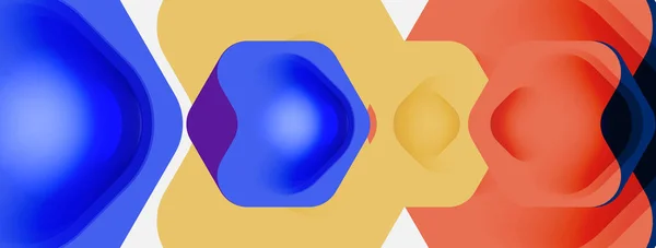 Forme săgeată de culoare pe fundal alb. Fundal abstract geometric minim. Ilustrație vectorială pentru fundal banner tapet sau pagina de destinație — Vector de stoc