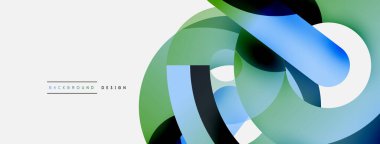 Soyut arkaplanı çember içine al. Duvar kağıdı afişi arkaplan kartı veya iniş sayfası için vektör illüstrasyonu