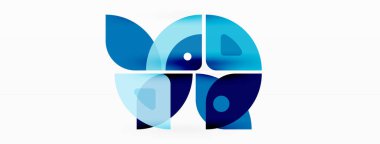 Çizgiler, kareler, daireler ve üçgenler. Duvar kağıdı, pankart, arkaplan, sunum veya iniş sayfası için Geometrik soyut arkaplan