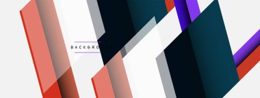 Geçmişi. Geometrik köşegen şekiller ve çizgiler soyut bileşim. Duvar kağıdı afişi veya iniş sayfası için vektör illüstrasyonu