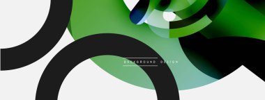 Soyut arkaplanı çember içine al. Duvar kağıdı afişi arkaplan kartı veya iniş sayfası için vektör illüstrasyonu