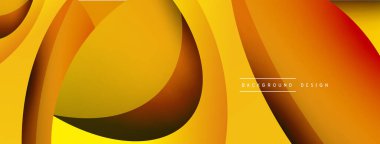 Yaratıcı geometrik duvar kağıdı. Asgari soyut arkaplan. Duvar kağıdı arkaplanı veya iniş sayfası için daire ve dalga kompozisyon vektör çizimi