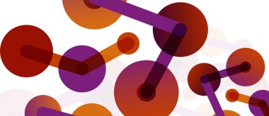 Ağ konsepti soyut arka plan. Nokta bağlantısı. Büyük veri fikri. Duvar kağıdı, afiş, arkaplan veya iniş için iş şablonu