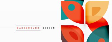 Çizgiler, kareler, daireler ve üçgenler. Duvar kağıdı, pankart, arkaplan, sunum veya iniş sayfası için Geometrik soyut arkaplan