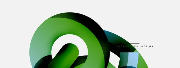Cirkel abstracte achtergrond. Vector illustratie voor behang banner achtergrond kaart of landing pagina — Stockvector