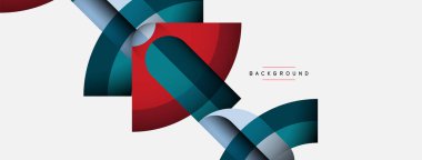 Moda şekilleri, renk minimal tasarım bileşimi, duvar kağıdı afişi veya iniş sayfası için çizgiler ve gölgeler