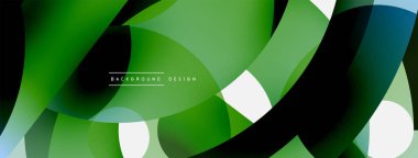 Soyut arkaplanı çember içine al. Duvar kağıdı afişi arkaplan kartı veya iniş sayfası için vektör illüstrasyonu