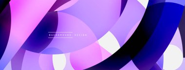 Soyut arkaplanı çember içine al. Duvar kağıdı afişi arkaplan kartı veya iniş sayfası için vektör illüstrasyonu