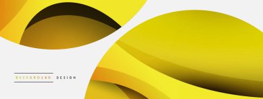 Yaratıcı geometrik duvar kağıdı. Asgari soyut arkaplan. Duvar kağıdı arkaplanı veya iniş sayfası için daire ve dalga kompozisyon vektör çizimi