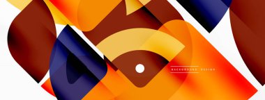 Çizgiler, kareler, daireler ve üçgenler. Duvar kağıdı, pankart, arkaplan, sunum veya iniş sayfası için Geometrik soyut arkaplan