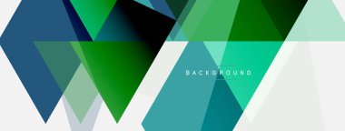 Mozaik üçgenler geometrik arkaplan. Tekno veya iş konsepti, duvar kağıdı, afiş, arkaplan, iniş sayfası deseni