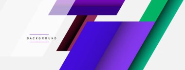 Geçmişi. Geometrik köşegen şekiller ve çizgiler soyut bileşim. Duvar kağıdı afişi veya iniş sayfası için vektör illüstrasyonu